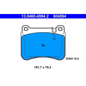 ATE | Bremsbelagsatz, Scheibenbremse | 13.0460-4994.2