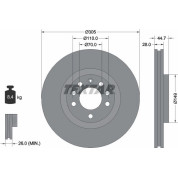 Textar | Bremsscheibe | 92155403