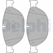 Delphi | Bremsbelagsatz, Scheibenbremse | LP2189