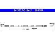 ATE | Seilzug, Feststellbremse | 24.3727-0184.2