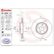 Brembo | Bremsscheibe | 09.8936.11