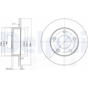 Delphi | Bremsscheibe | BG3381