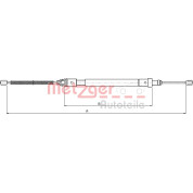 Metzger | Seilzug, Feststellbremse | 10.4576