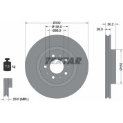 Textar | Bremsscheibe | 92092300