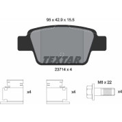 Textar | Bremsbelagsatz, Scheibenbremse | 2371481