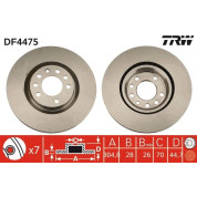 TRW | Bremsscheibe | DF4475