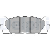 Delphi | Bremsbelagsatz, Scheibenbremse | LP2169