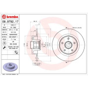 Brembo | Bremsscheibe | 08.9792.17