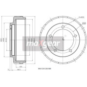 Maxgear | Bremstrommel | 19-2305