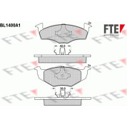 FTE | Bremsbelagsatz, Scheibenbremse | 9010173