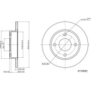 Metzger | Bremsscheibe | 6110052