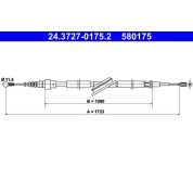 ATE | Seilzug, Feststellbremse | 24.3727-0175.2
