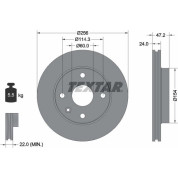 Textar | Bremsscheibe | 92133500