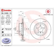 Brembo | Bremsscheibe | 09.C402.13