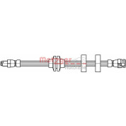 Metzger | Bremsschlauch | 4118500