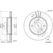 Metzger | Bremsscheibe | 6110372