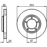 BOSCH | Bremsscheibe | 0 986 478 663