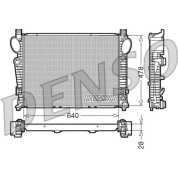 Denso | Kühler, Motorkühlung | DRM17093