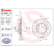 Brembo | Bremsscheibe | 09.8601.1X