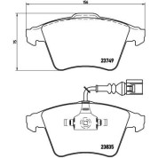 Brembo | Bremsbelagsatz, Scheibenbremse | P 85 090