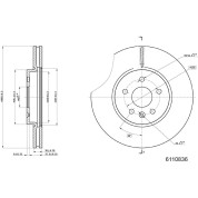 Metzger | Bremsscheibe | 6110836