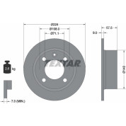 Textar | Bremsscheibe | 92059700