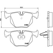 Brembo | Bremsbelagsatz, Scheibenbremse | P 06 020