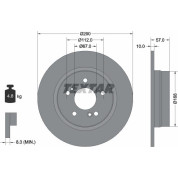 Textar | Bremsscheibe | 92089000