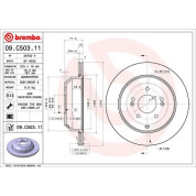 Brembo | Bremsscheibe | 09.C503.11