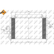 NRF | Kondensator, Klimaanlage | 35425