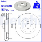 Delphi | Bremsscheibe | BG5063C