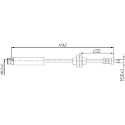 Metzger | Bremsschlauch | 4110476