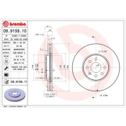 Brembo | Bremsscheibe | 09.9159.11