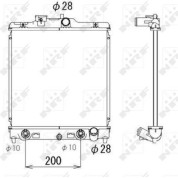 NRF | Kühler, Motorkühlung | 536355