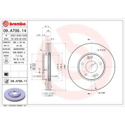 Brembo | Bremsscheibe | 09.A706.11