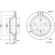 Metzger | Bremsscheibe | 6110344