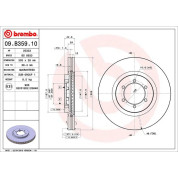 Brembo | Bremsscheibe | 09.B359.10