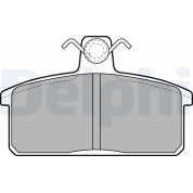 Delphi | Bremsbelagsatz, Scheibenbremse | LP1201