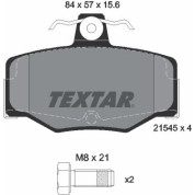 Textar | Bremsbelagsatz, Scheibenbremse | 2154501