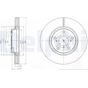 Delphi | Bremsscheibe | BG4236C