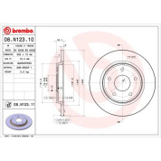 Brembo | Bremsscheibe | 08.N123.11