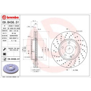 Brembo | Bremsscheibe | 09.B436.51