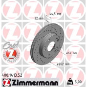 Zimmermann | Bremsscheibe | 400.1413.52