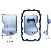 Knecht | Hydraulikfilter, Automatikgetriebe | HX 160KIT