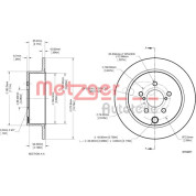 Metzger | Bremsscheibe | 6110871