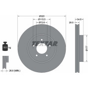 Textar | Bremsscheibe | 92235403