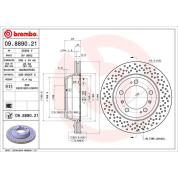 Brembo | Bremsscheibe | 09.8890.21