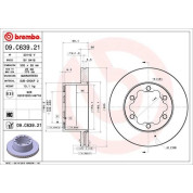 Brembo | Bremsscheibe | 09.C639.21