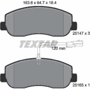 Textar | Bremsbelagsatz, Scheibenbremse | 2514701