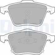 Delphi | Bremsbelagsatz, Scheibenbremse | LP2025